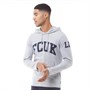 French Connection Mens FCUK LDN Hoody Light Grey Melange