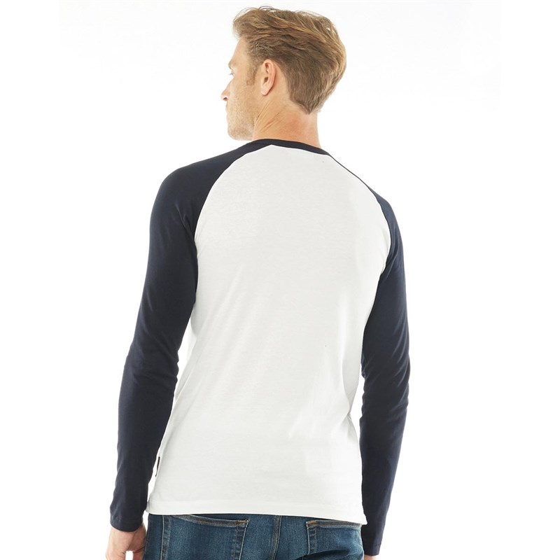 French Contrast Color Lace Raglan Sleeve T-shirt
