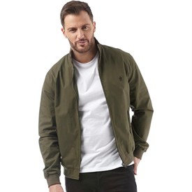 French Connection Męskie Harrington Kurtka Typu Bomber Khaki