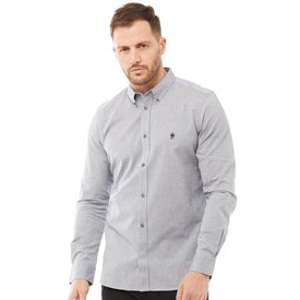 French Connection Heren Oxford Overhemd Met Lange Mouwen Gemeleerd Blauw french connection kopen in de aanbieding French Connection Heren Oxford Overhemd Met Lange Mouwen Gemeleerd Blauw french connection kopen in de aanbieding