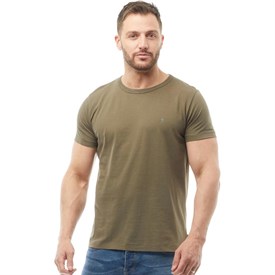 French Connection Tee-Shirt Homme Kaki