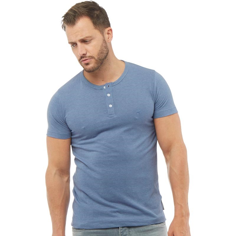 Buy French Connection Mens Tg Dad T Shirt Light Blue Melange