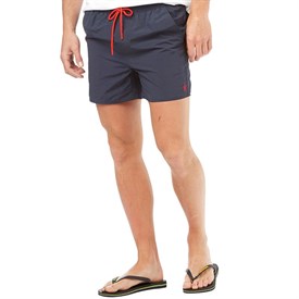 French Connection Short de Bain Tas Homme Bleu Marine