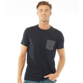 French Connection Heren Contrast T Shirt Gemeleerd Blauw french connection kopen in de aanbieding French Connection Heren Contrast T Shirt Gemeleerd Blauw french connection kopen in de aanbieding