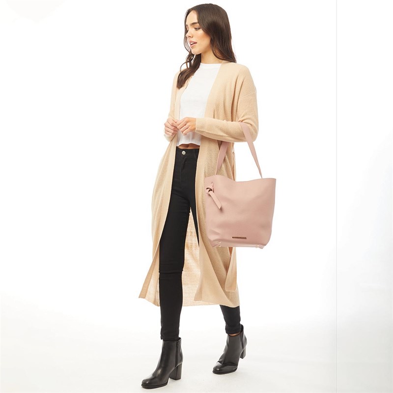 French Connection Damer Slouchy Crossbody Taske Lyserød