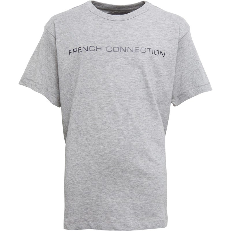 Buy French Connection Boys Logo TShirt Grey Marl