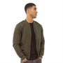 French Connection Veste Bomber Baseball Wad Tech Homme Kaki
