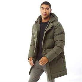 French connection mens row 2 hooded jacket khaki shop