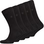 French Connection Mens FC Five Pack Socks FC1 Black/Gunmetal