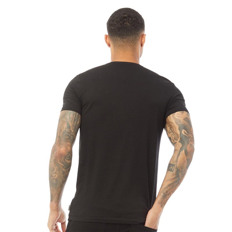 French Connection Herren FCUK T-Shirt Schwarz