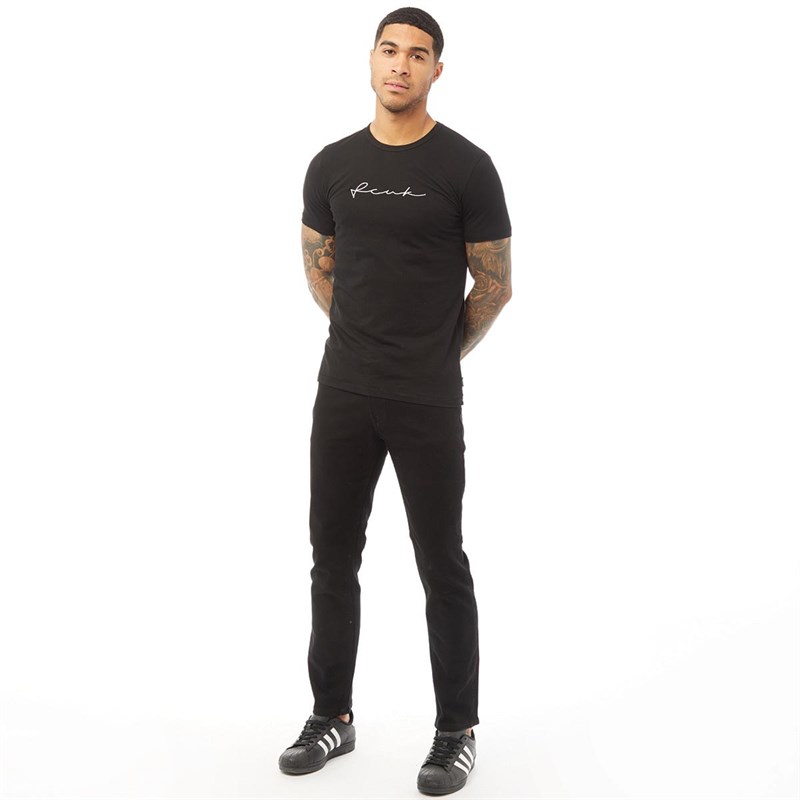 French Connection Herren FCUK T-Shirt Schwarz