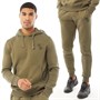 French Connection Mens Script Tracksuit Khaki/Black