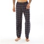French Connection Mens Flannel Pants Large Gingham Charcoal Melange/Marine