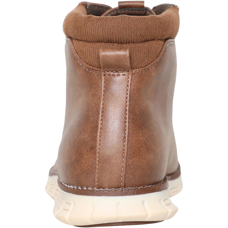 French Connection Mens Tread Sole Hiker Boots Dark Tan