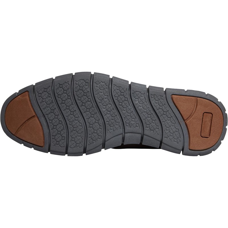 French Connection Mens Tread Sole Boots Dark Brown