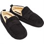 French Connection Mens Moccasin 2 Slippers Black