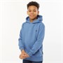 French Connection Boys OTH Hoodie Light Blue Mel Marine