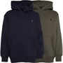 French Connection Boys Pack Of Two Hoodies Marine/Khaki
