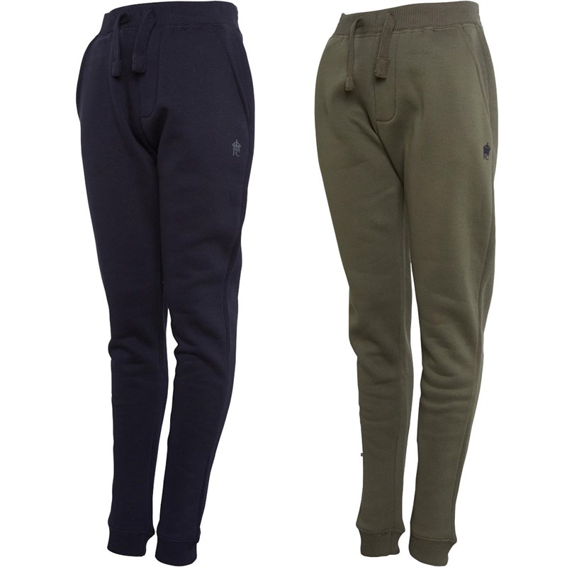 French Connection Boys Pack Of Two Joggers Marine/Khaki