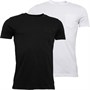 French Connection Mens Two Pack Pocket T-Shirts Black/White