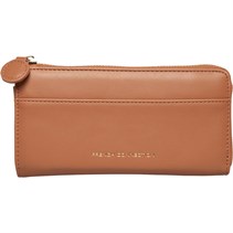 French Connection Womens Circle Puller Coin Purse Tan
