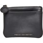 French Connection Womens Circle Puller Coin Purse Black