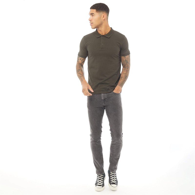 French Connection Mens J Organic Polo Dark Green