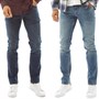 French Connection Mens Two Pack True Slim Fit Jeans IND50/IND55 Midwash/Stonewash