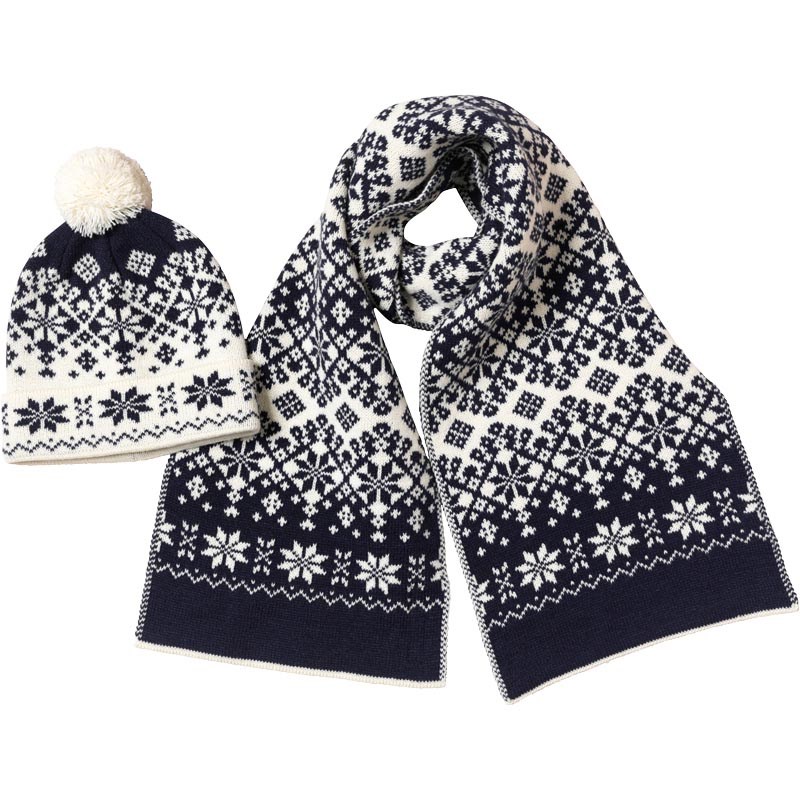 mens bobble hat and scarf