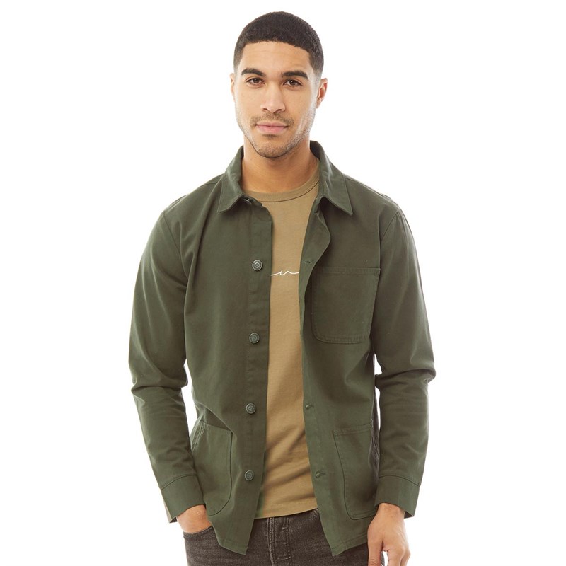 Buy French Connection Mens Utility 2 Jacket Khaki