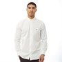 French Connection Mens Long Sleeve Oxford Shirt White