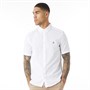 French Connection Chemises à Manches Courtes Oxford Homme Blanc