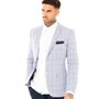 French Connection Heren Colberts Geruit Blauw