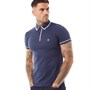 French Connection Polos à manches courtes Piping Homme Bleu Foncé