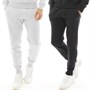 French Connection Mens FC Skinny Two Pack Joggers Marine/Light Grey Melange