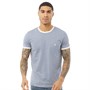 French Connection T-Shirts Ringer Homme Bleu Moyen