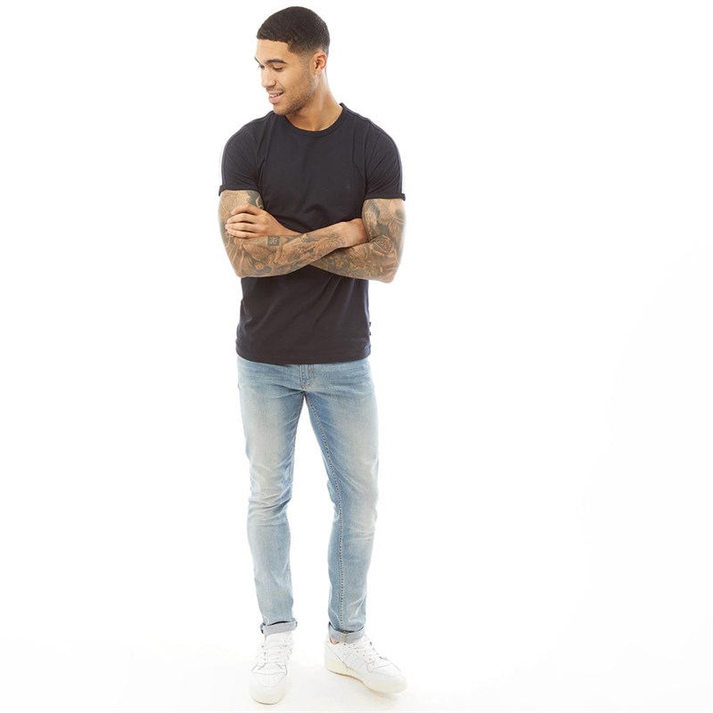 French Connection Herre T-shirts Marineblå