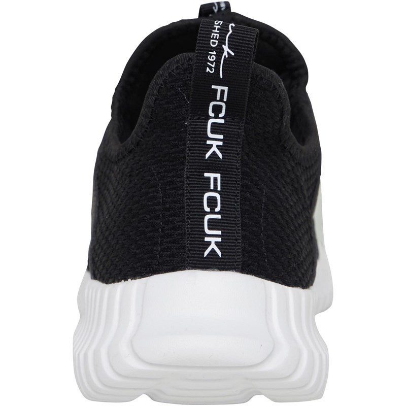 French Connection Mens FCUK Cage Trainers Black