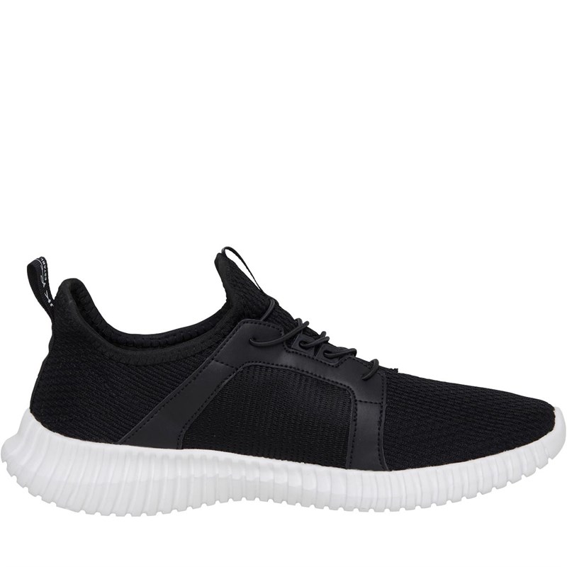 French Connection Mens FCUK Cage Trainers Black
