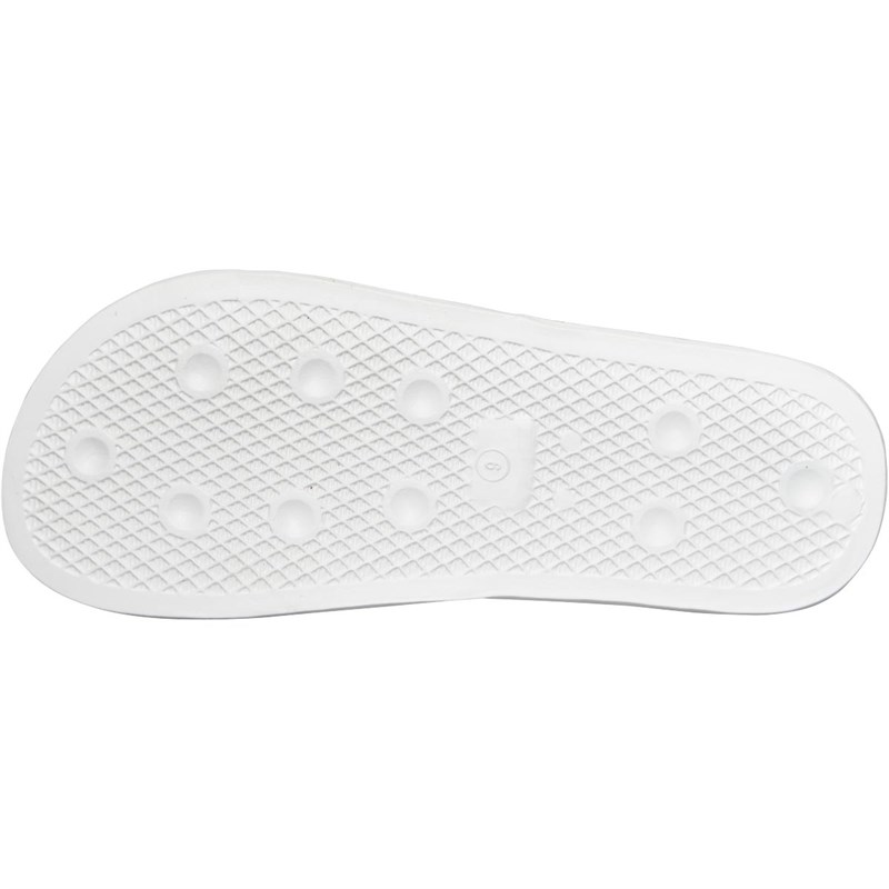 French Connection Mens FCUK Sliders White/Black