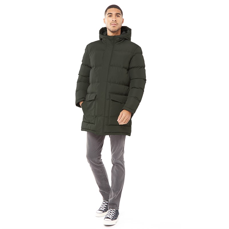 French Connection Herre Row Parka Kakigrøn