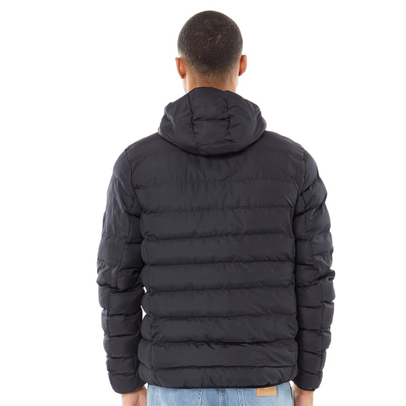 French connection mens row 2 hooded jacket marine 2025