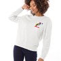 French Connection Womens Love Graphic Sweat Grey Marl