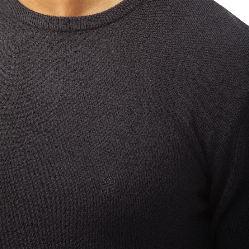 French Connection Mens Cash Crew Neck Jumper Marine