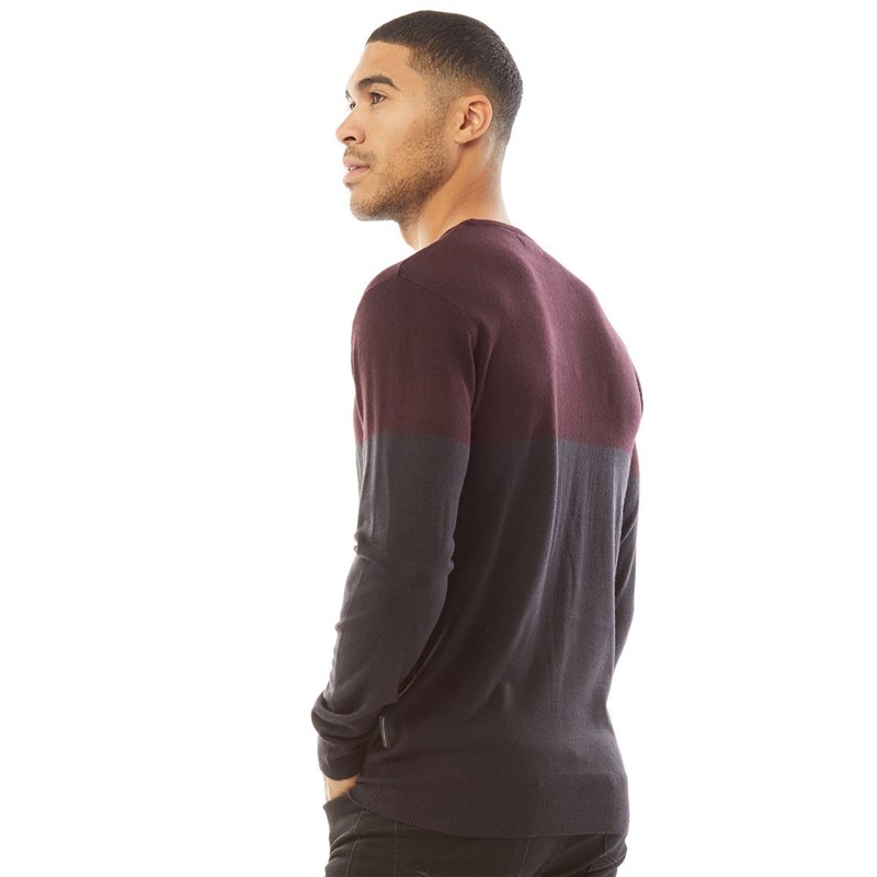 Buy French Connection Mens Cash Block Jumper Chateaux/Marine