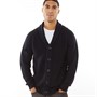 French Connection Mens Shawl Compact Stitch Cardigan Marine