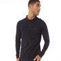 French Connection Polos à manches longues J Homme Bleu Marine Foncé