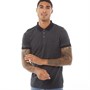 French Connection Polos à manches courtes Contrast Collar Homme Anthracite Chiné