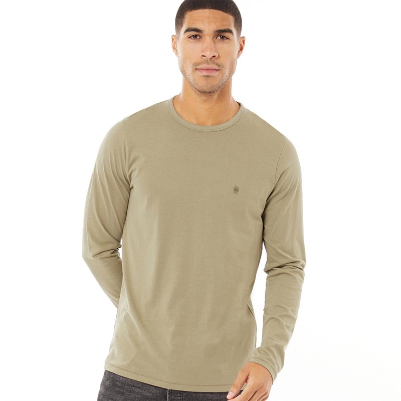 French Connection T-Shirts Homme Kaki Clair