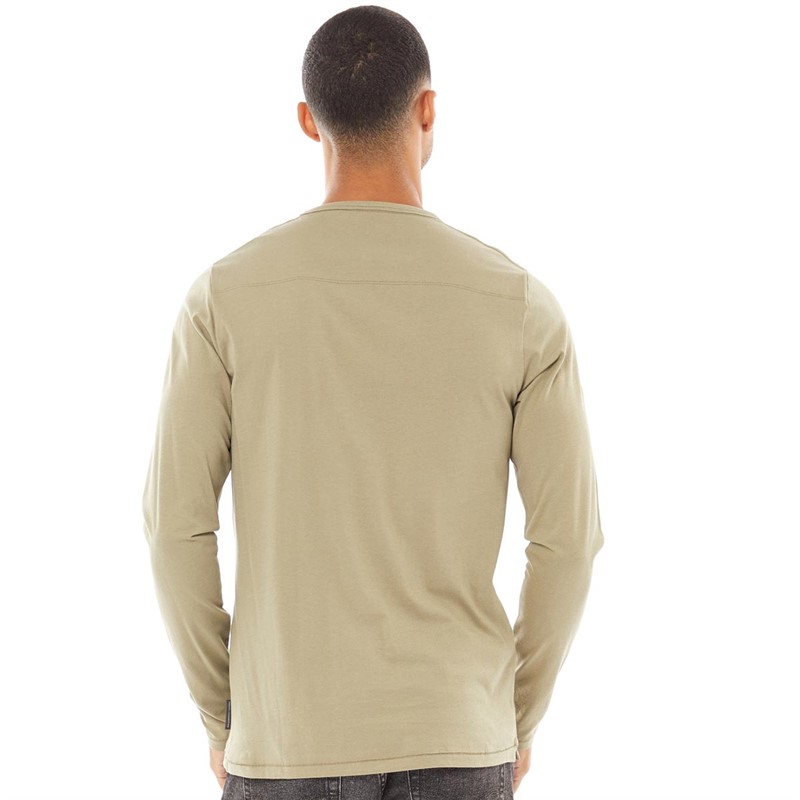 French Connection T-Shirts Homme Kaki Clair